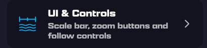 The UI & Controls row in Map Settings